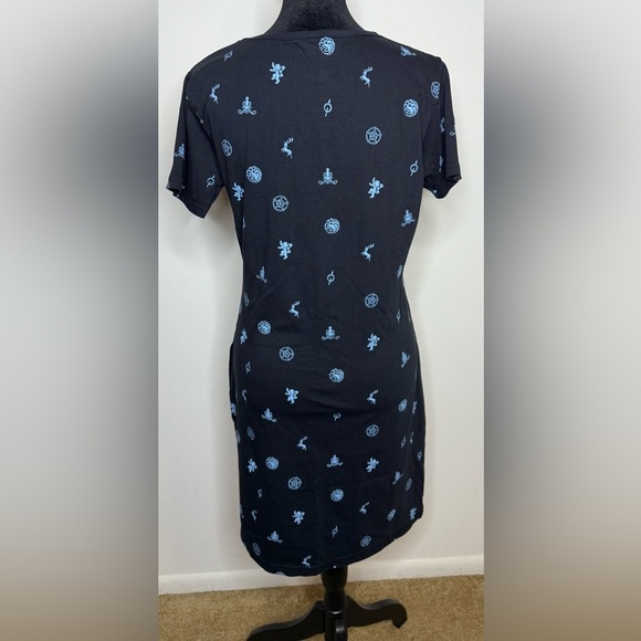 Game of Thrones dress, nightgown short sleeve 100% cotton, pockets lightweight - Picture 5 of 7